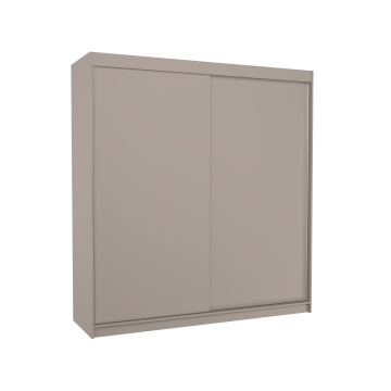 Dulap cu uși glisante TERECIA – cu oglindă – 200x58x215 cm – Cașmir