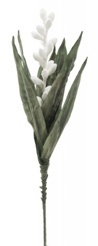 Floare artificiala din plastic si metal, ø 23 cm, Bianco Mauro Ferreti - Img 1