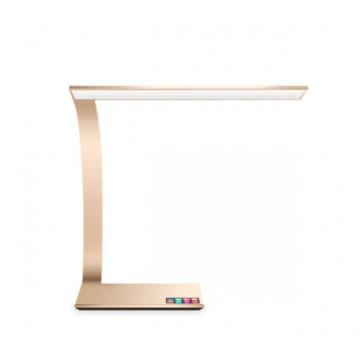 Lampa de masa LED Flex G1, auriu, Max 14W, dimabil, lumina calda / rece / neutra, Kelektron – cadru suplimentar de prezentare