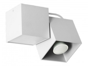 Lampa de tavan lampex, kraft 1 alb, GU10, 40W - Img 1