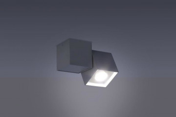 Lampa de tavan lampex, kraft 1 negru, GU10, 40W - Img 10