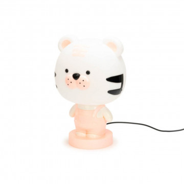 Lampa de veghe pentru copii Cute Pet Tiger 2, 1x E14 / 7W / 12V, roz, Kelektron - Img 1