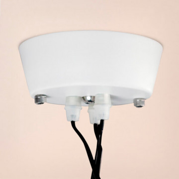 Lampa suspendata LED Cluster 2, Max 18W, alb, lumina calda, Kelektron - Img 4