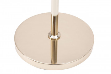 Lampadar auriu/negru din metal, Soclu E27 Max 40W, ∅ 40 cm, Rings Mauro Ferretti - Img 2