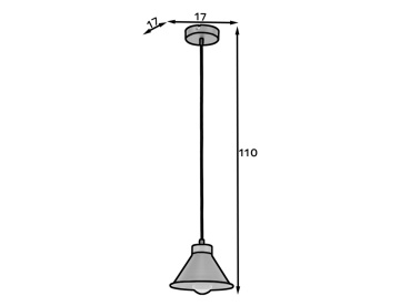 Lustre suspendate Detmer – Negru - Img 9