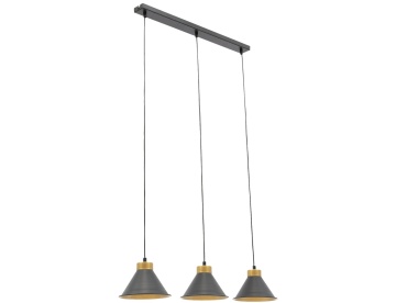 Lustre suspendate Detmer – Negru - Img 4