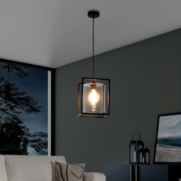 Lustre suspendate Quadratus – Negru – fotografie de catalog din alt cadru