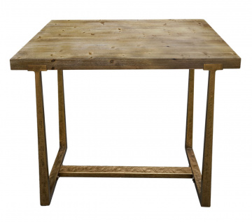 Masa bucatarie din metal si MDF, 80 x 80 x 76 cm, Ankara Mauro Ferreti