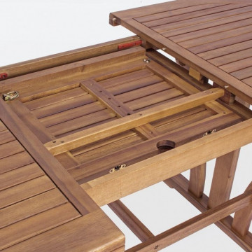 Masa din lemn, ovala, 150/240x100 cm, Noemi, Yes - Img 3