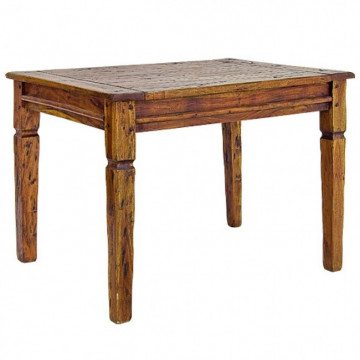 Masa dining extensibila pentru 12 persoane antichizata din lemn de Acacia, 200-290 cm, Chateaux Bizzotto - Img 2