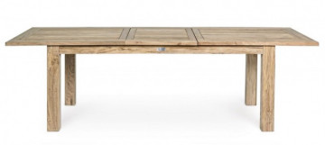 Masa extensibila, din lemn de teak, 200/260X100 cm, Montevideo, Bizzotto - Img 3