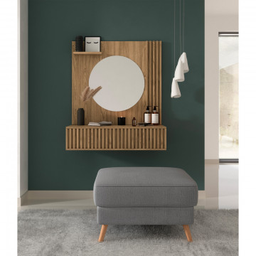 Mese de toaletă Entsian 85 Vanity Artisan Oak - Img 3