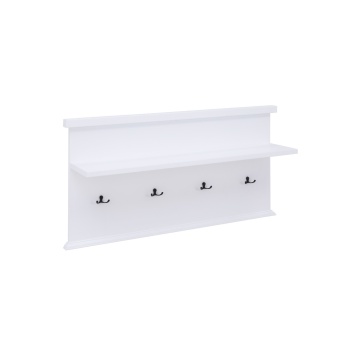 Panou cuier GALINEO 03 – 99x22x50.5 cm – Alb