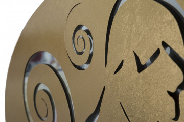 Panou decorativ auriu din metal, 120x2x60 cm, Nativity-A Mauro Ferretti - Img 4
