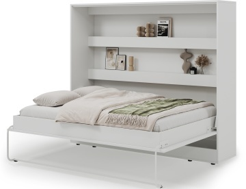 Pat rabatabil Devesto Horizontal Wall 140 alb, 200x140 cm – Alb