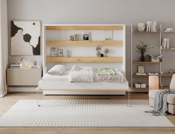 Pat rabatabil Devesto Horizontal Wall 140 Artisan Eiche, 200x140 cm – Artisan Eiche - Img 5