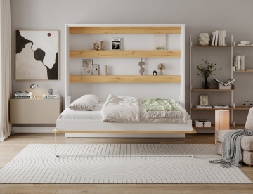 Pat rabatabil Devesto Horizontal Wall 160 Artisan Eiche, 200x160 cm – Artisan Eiche - Img 5