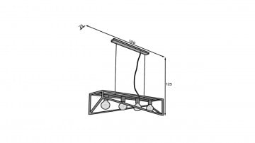 Pendul, 100x125x25 cm, Eluvies A, Eltap - Img 5