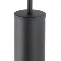 Perie pentru toaleta cu suport de prindere Bosio, Wenko Power-Loc®, 40.5 x 13 x 9 cm, inox, negru - Img 2
