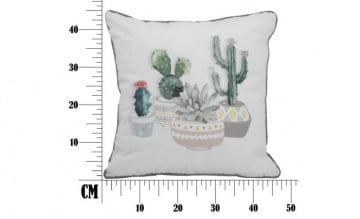 Perna decorativa multicolora din material textil, 45 x 5 x 45 cm, Cactus B Mauro Ferreti - Img 5
