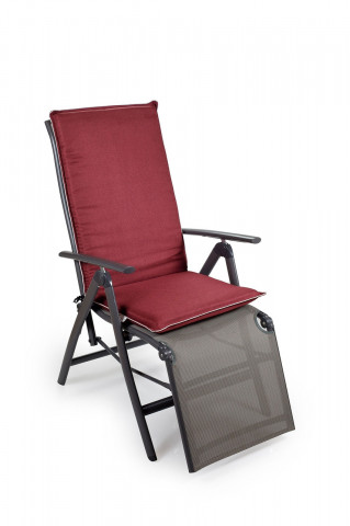 Perna scaun cu spatar, Alcam, De Luxe, Grena, 118x48x7 cm - Img 7