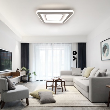 Plafoniera LED Cervás SQ, 100W, 6000 lm, Alb + Greige, Kelektron – fotografie suplimentară de catalog