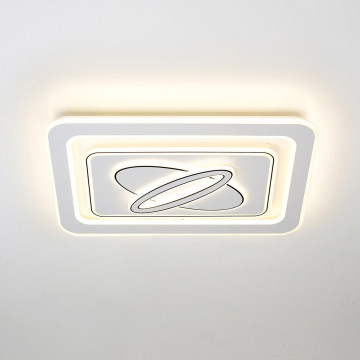Plafoniera LED Duflo Elliptical, alb / negru, dimabil, cu telecomanda, lumina calda / rece / neutra, Kelektron - Img 3