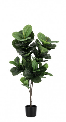 Planta artificiala decorativa cu ghiveci, 120 cm, Ficus Bizzotto - Img 1