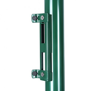 Poarta de gradina cu stalpi, 106 x 6 x 200 cm, metal, verde, Songmics - Img 5