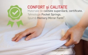 Saltea ortopedica Hotel Line Deluxe Memory Pocket 90x200 cm - Img 5