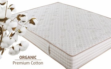 Saltea Premium Organic Cotton Pocket Memory 7 Zone de Confort 140x200 cm - Img 2