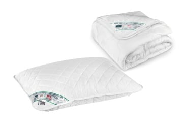 Set Baby HypoallergenicMed - perna 40x60 cm si pilota 100x140 cm hipoalergenica pentru bebelusi - Img 1