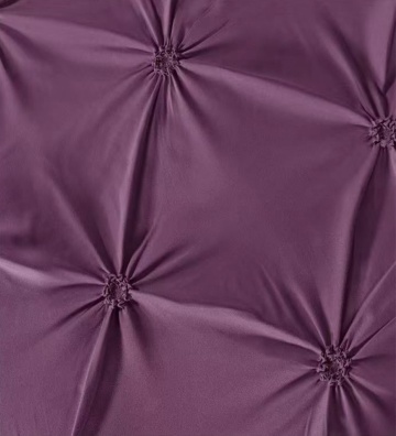 Set Lenjerie de Pat Bumbac Finet Uni, 6 Piese, Pat 2 Persoane, Mov, FNJS-36 – prezentare de catalog a produsului
