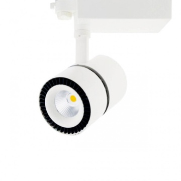 Spot pe sina LED COB Tron v1, alb, Max 32W, lumina neutra, Kelektron – fotografie alternativă de produs