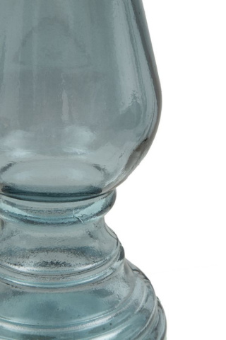 Suport de lumanare albastru din sticla reciclata, ø 17 x h55 cm, Light Mauro Ferreti - Img 4