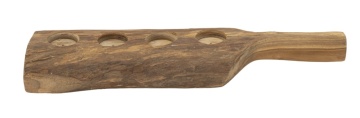 Suport lumânare din lemn de teak, 51x14x6 cm, Long, Mauro Ferretti - Img 2