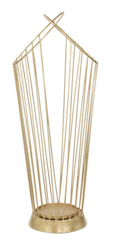 Suport umbrele auriu din metal, 26,5x23x68 cm, Stick Mauro Ferretti - Img 1