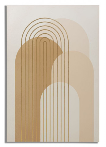 Tablou decorativ multicolor din lemn de Pin si panza, 80x3x120 cm, Shine-B Mauro Ferretti - Img 1