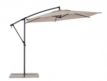 Umbrela de gradina bej din poliester si metal, ∅ 300 cm, Tropea Bizzotto - Img 4