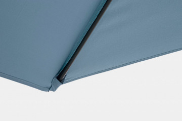 Umbrela de gradina cu brat pivotant albastru petrol din poliester si metal, ∅ 270 cm, Kalife Bizzotto - Img 7