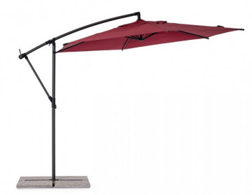 Umbrela de gradina rosu bordo din poliester si metal, ∅ 300 cm, Tropea Bizzotto - Img 4
