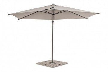 Umbrelă de soare cu brat, antracit, 330 cm, Rica, Yes - Img 3