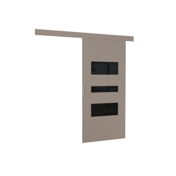 Ușă glisantă montată pe perete CENTO – 96x205 cm – Cașmir