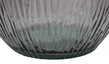 Vaza decorativa fumurie din sticla reciclata, ø 34 cm, Jarron Arabe Mauro Ferreti - Img 4