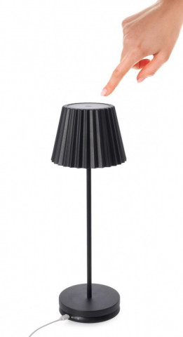 Veioza LED, neagra, inaltime 36 cm, Artika, Bizzotto - Img 4