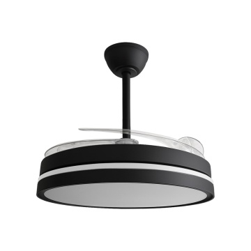 Ventilator de tavan LED Horus, 4 pale, 34W, Negru, Kelektron - Img 2