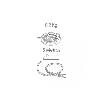 Bandă LED Versatile 175 pentru exterior, albă, 5 m, IP65, lumină caldă 3000K, vedere suplimentară – SKU 65 7 20 016 30 175
