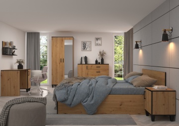 Birou, 100x53x75 cm, POLA 08, ADRK Furniture - Img 4