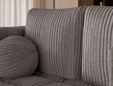 Canapea Kastol , light gri velour extensibil, 137x71x74 cm – Modullo 04 - Img 9