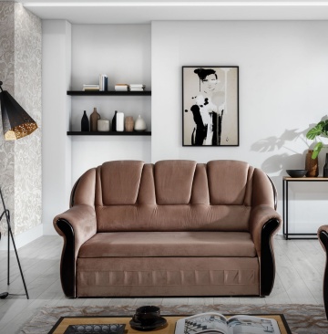 Canapea Lord extensibil, 180x85x105 cm – Monolith 09 - Img 3